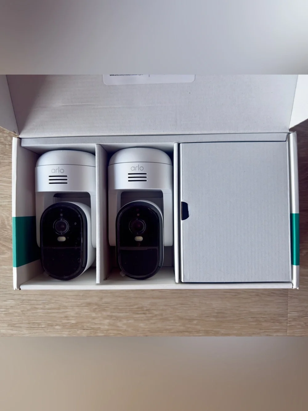 Arlo Pan Tilt Security Camera 2-Pack - White